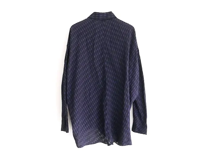 Zero+Maria Cornejo Marino/Camisa suelta negra Negro Azul marino 