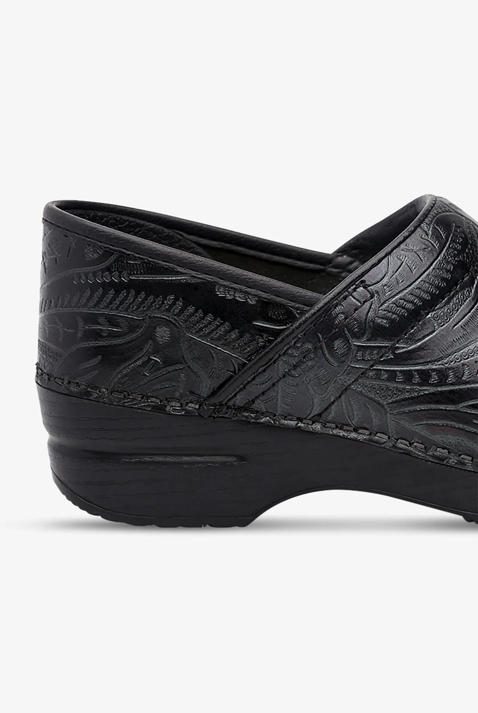 Zuecos Dansko Professional de cuero labrado para mujer