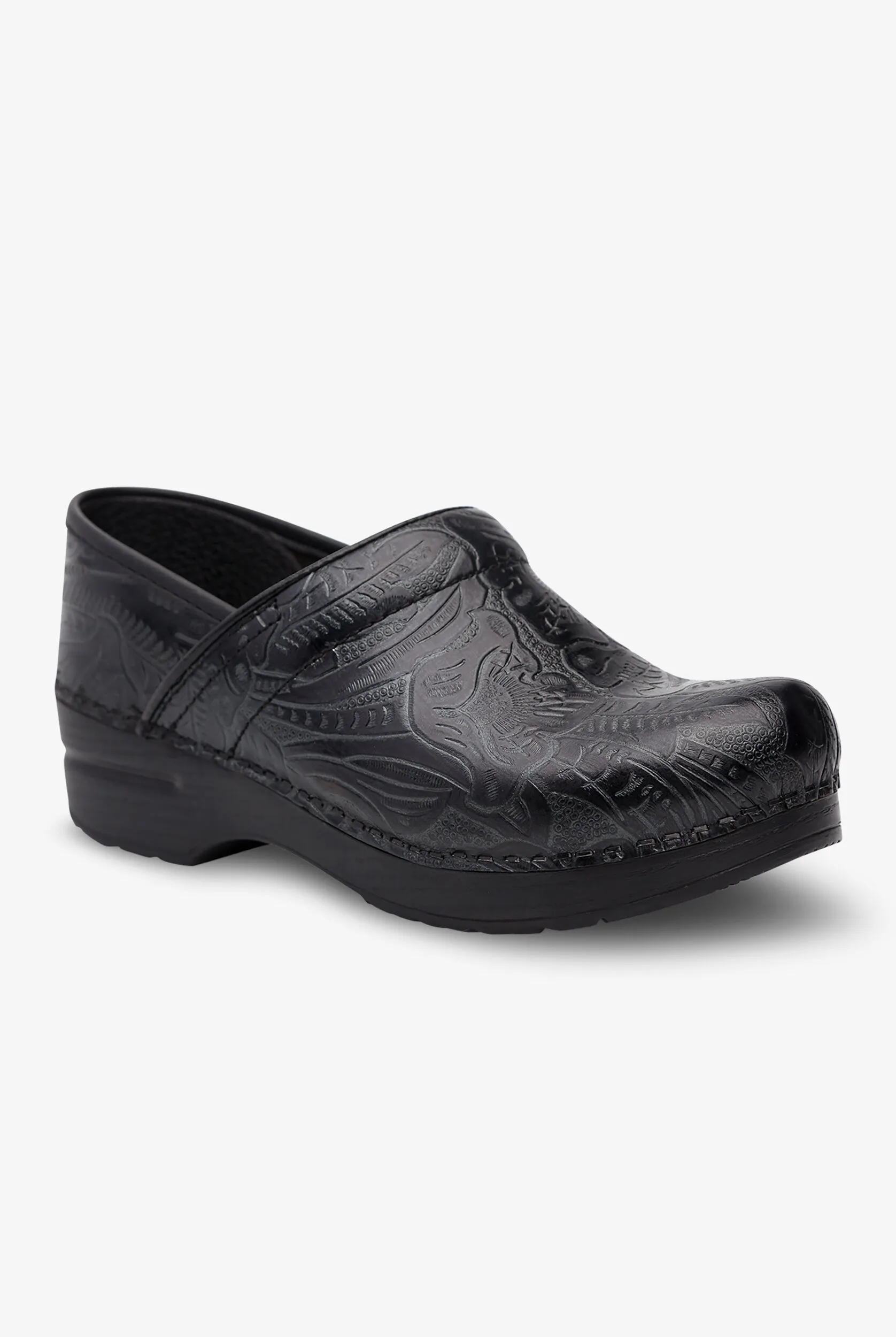 Zuecos Dansko Professional de cuero labrado para mujer
