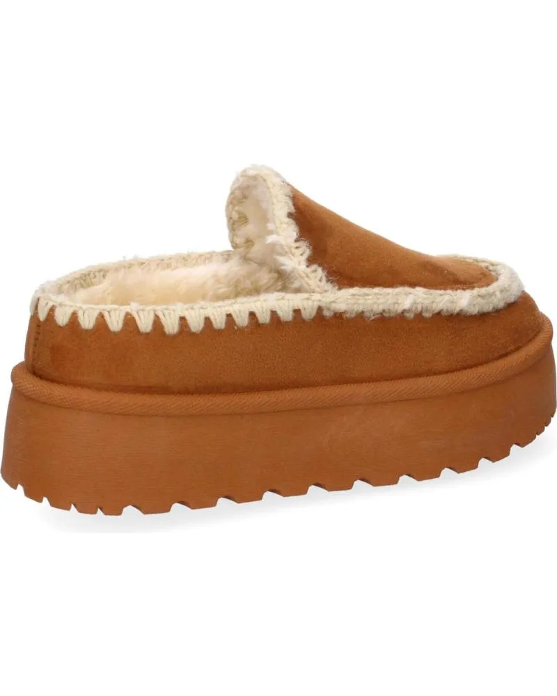 Zuecos PUNTOSALAO  de Mujer ZUECO DE PLATAFORMA ESTILO ESQUIMAL PARA MUJER COLOR CUERO V  VARIOS COLORES