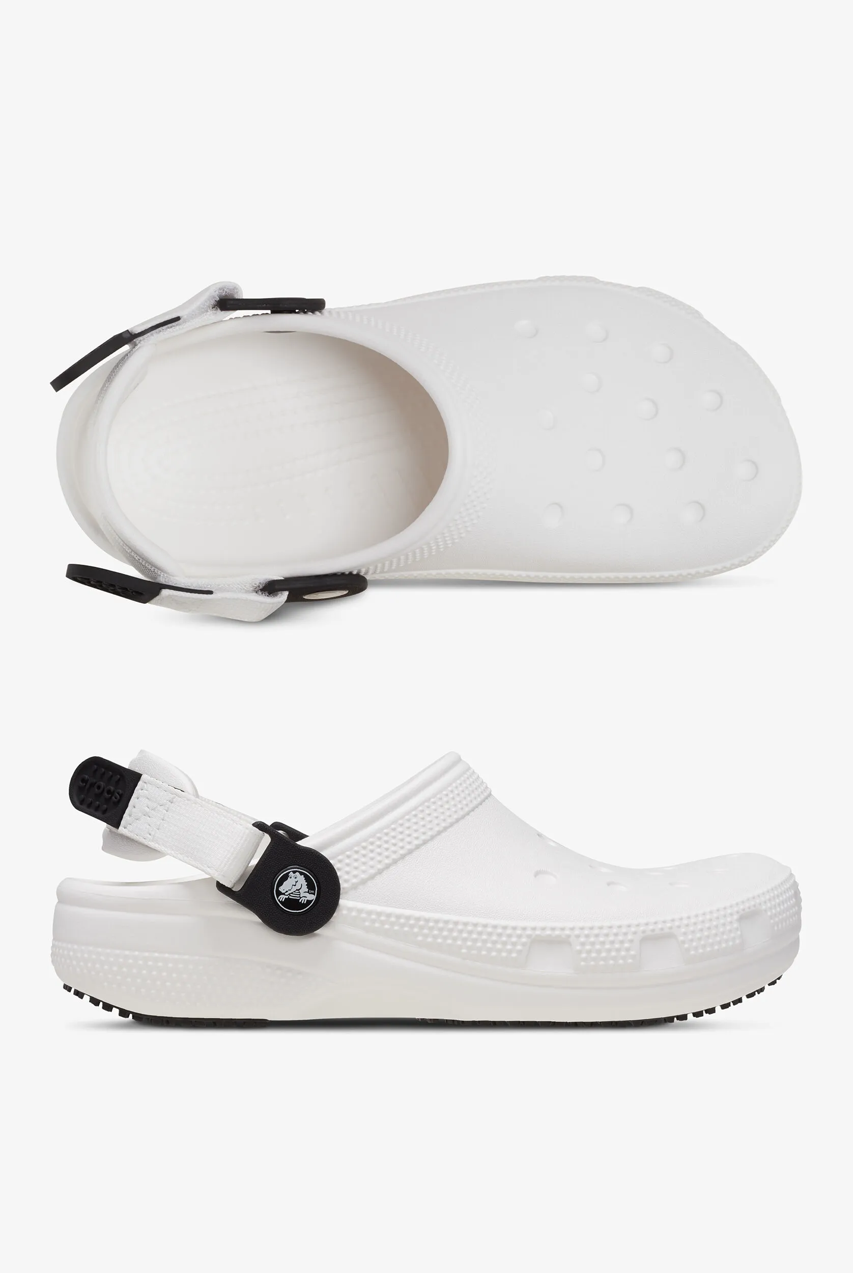 Zuecos unisex Crocs Classic Work White